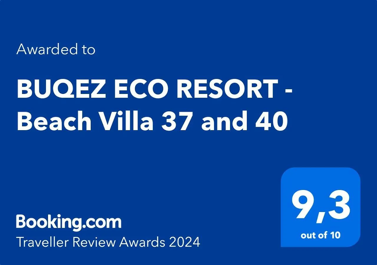 Buqez Eco Resort - Beach Villa 37 And 40 Pakostane